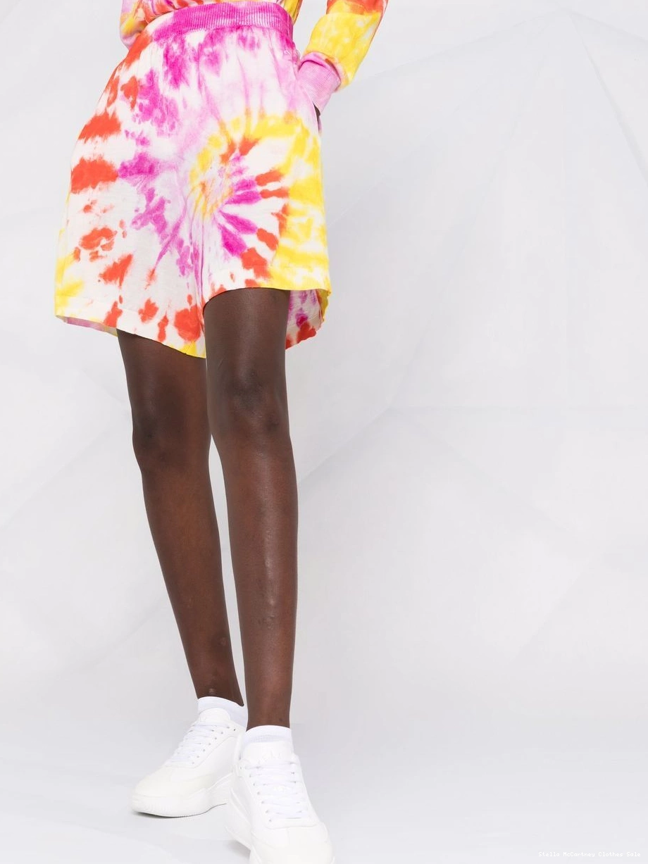 Cheap Stella McCartney tie-dye shorts cotton Women 0811